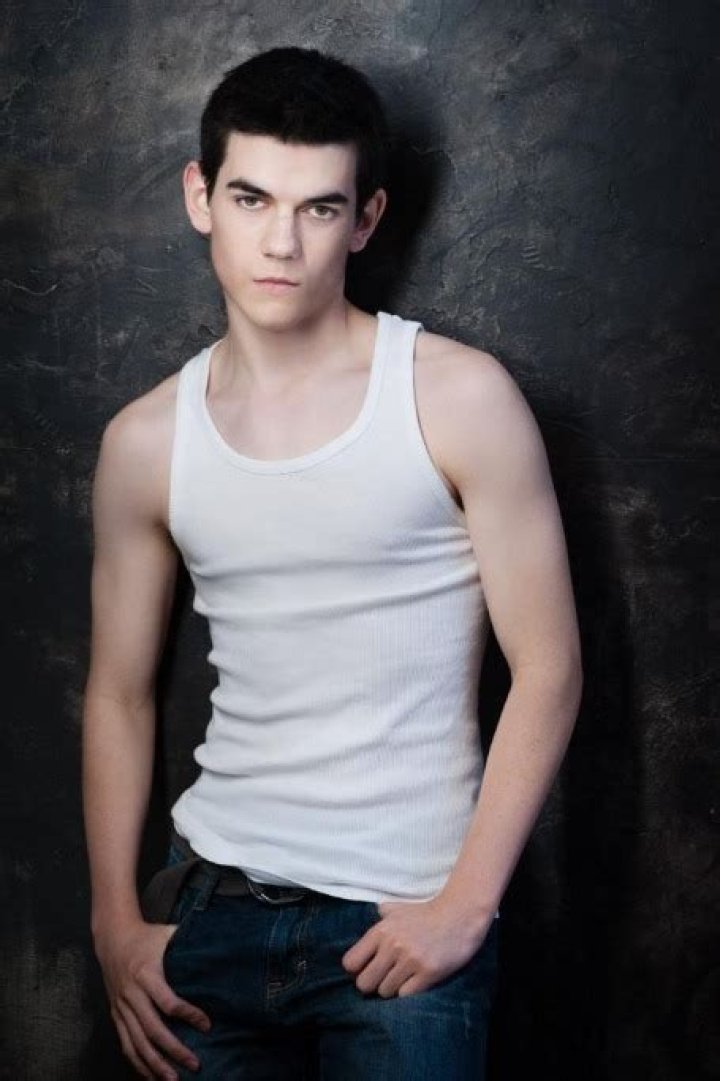 Cainan Wiebe posing for a photo shoot.
