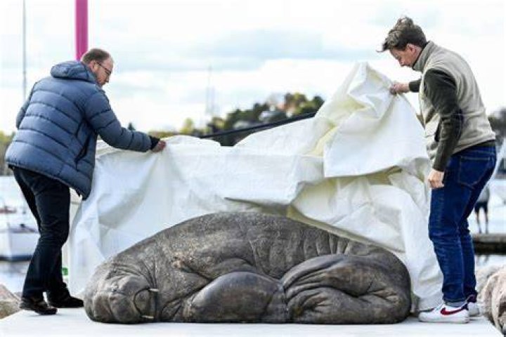 Freya Walrus Statue