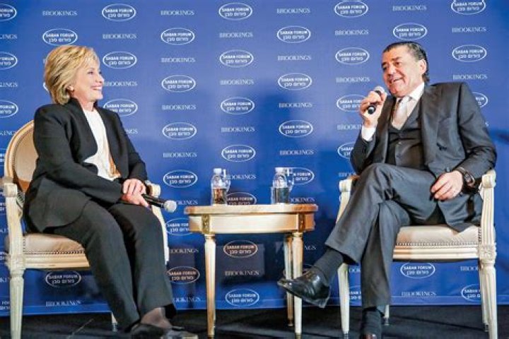 Haim Saban With Hilary Clinton 
