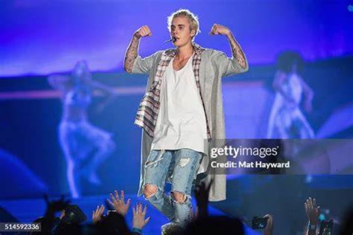 Justin Bieber Performs At The 02 Arena