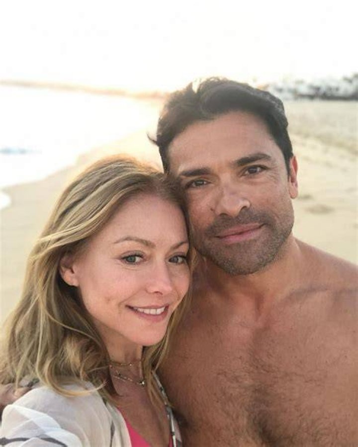 Kelly Ripa and Mark Consuelos at their wedding days