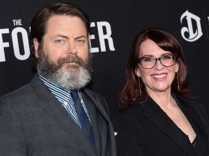 Nick Offerman and Megan Mullally